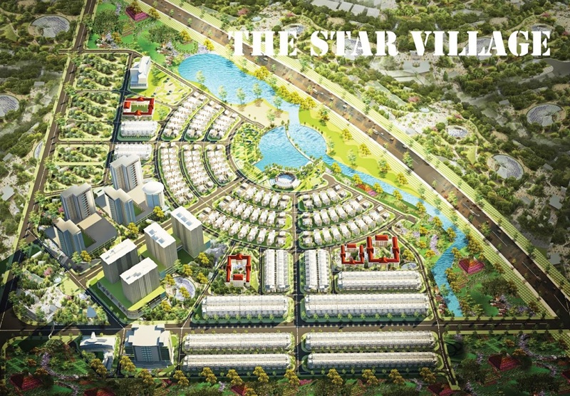 Ảnh phối cảnh dự án The Star Village
